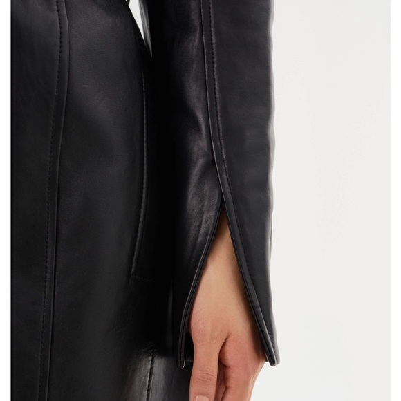 MIRANDA | LEATHER TRENCH COAT - Picture 3 of 6